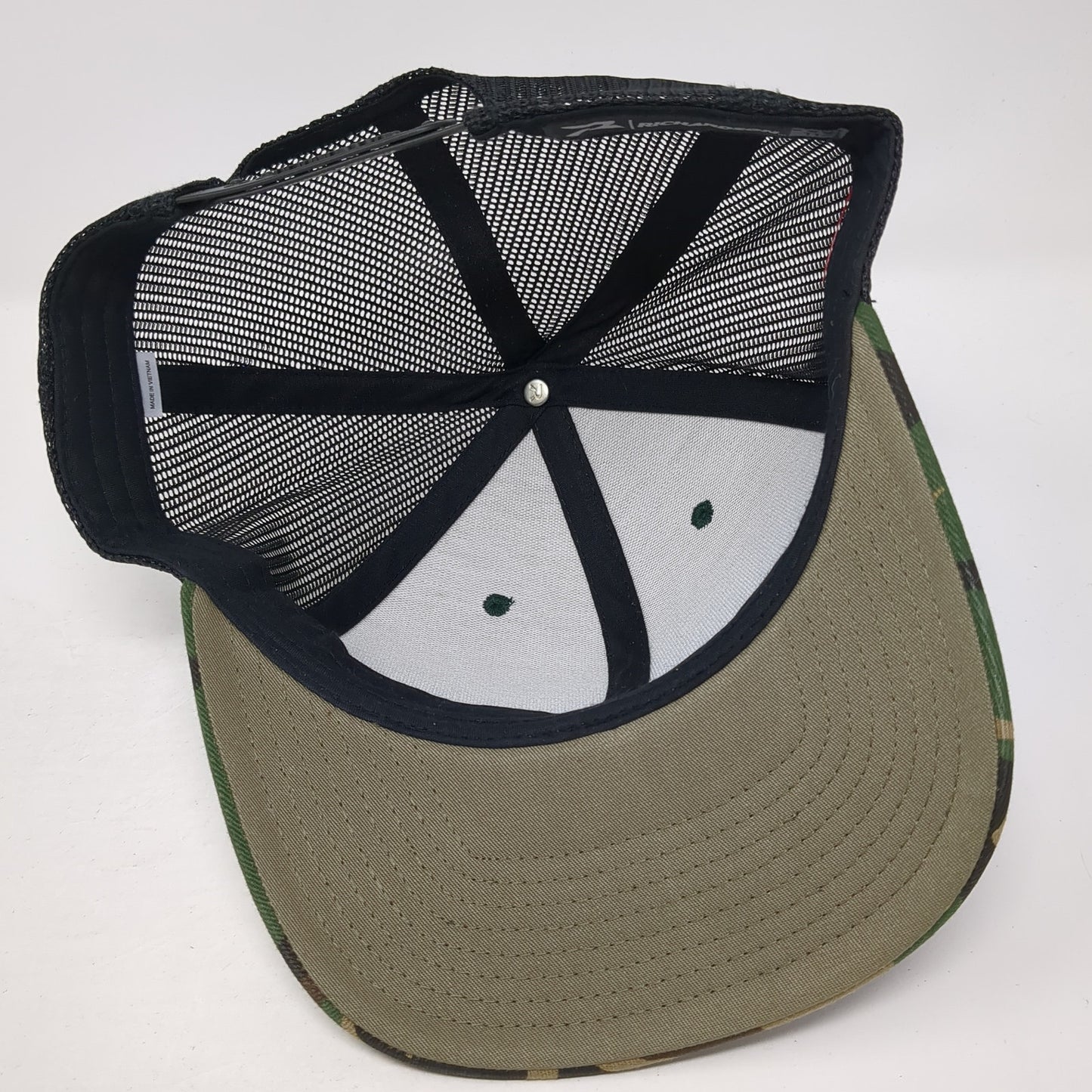 Summit Snapback Mesh Back Trucker Hat Multi Camo One Size Richardson