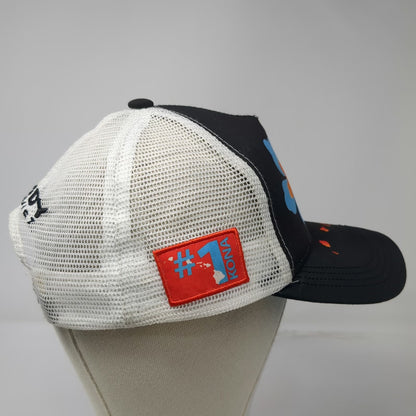 Rudy Project Trucker Hat Black One Size Snapback Hawaii Kona Hibiscus Flower