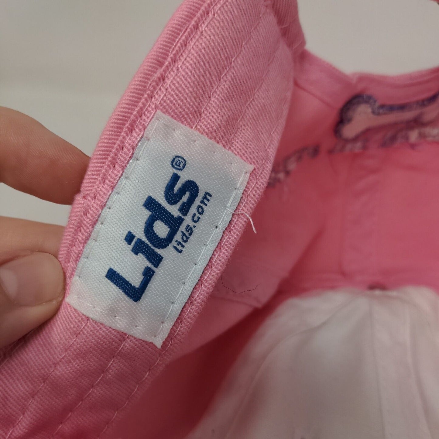 Warning: Stella May Leave Pawprints On Your Heart Slideback Hat Pink OS Lids