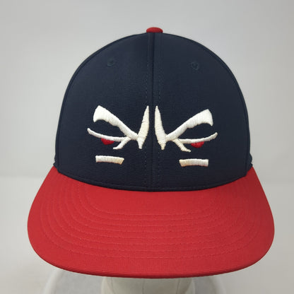 Richardson Fitted Hat Multi Medium Embroidered Logo Colorblock Flexfit
