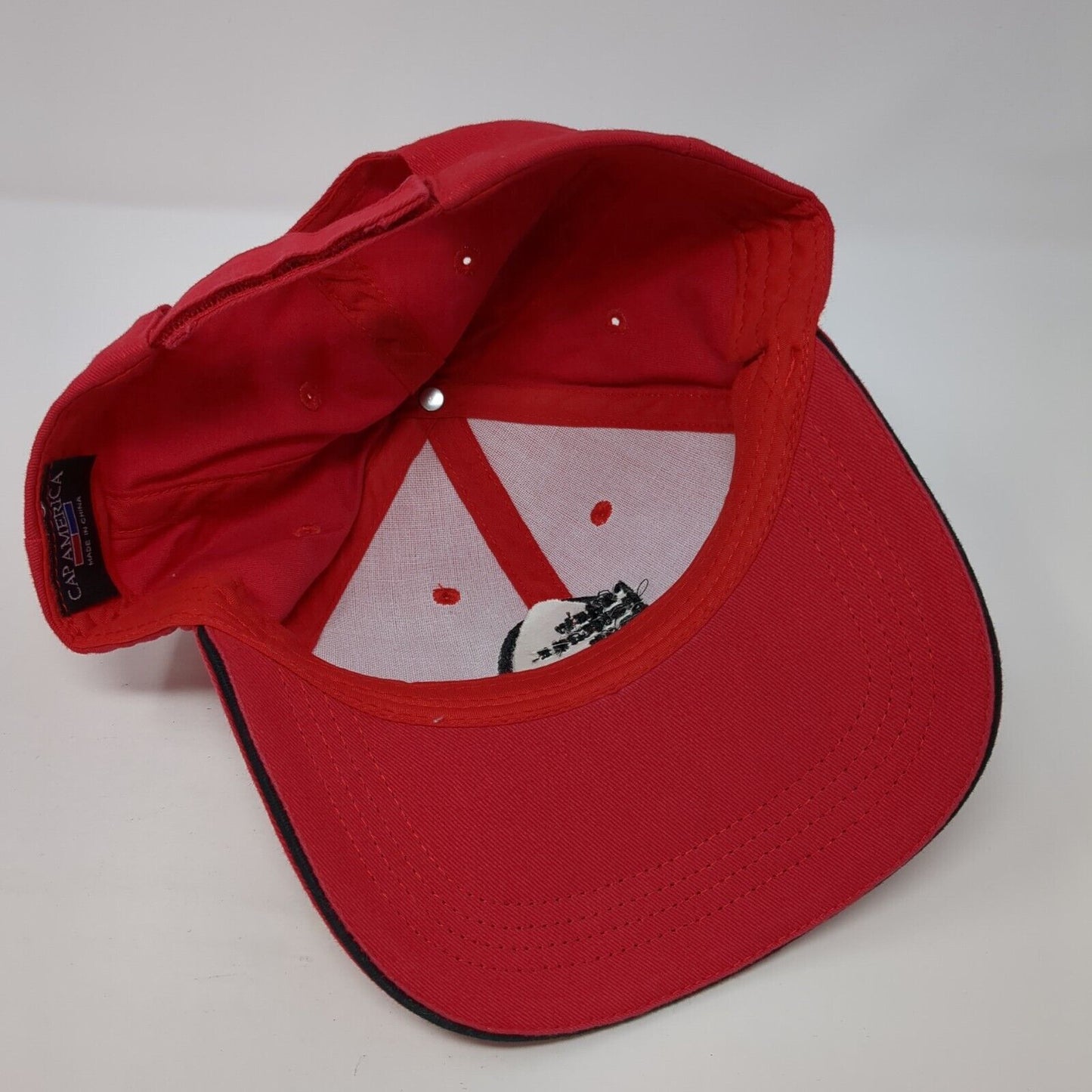 Polish Heritage Open Strapback Hat Red One Size Adjustable Cap America