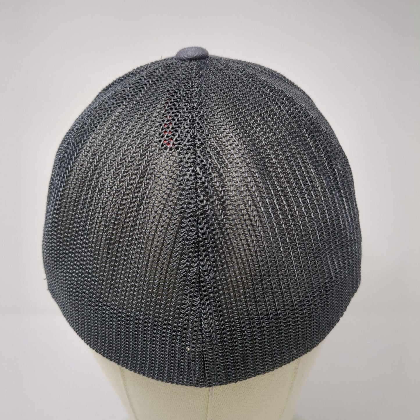 Bucs Football Fitted Mesh Back Trucker Hat Gray L/XL Port Authority