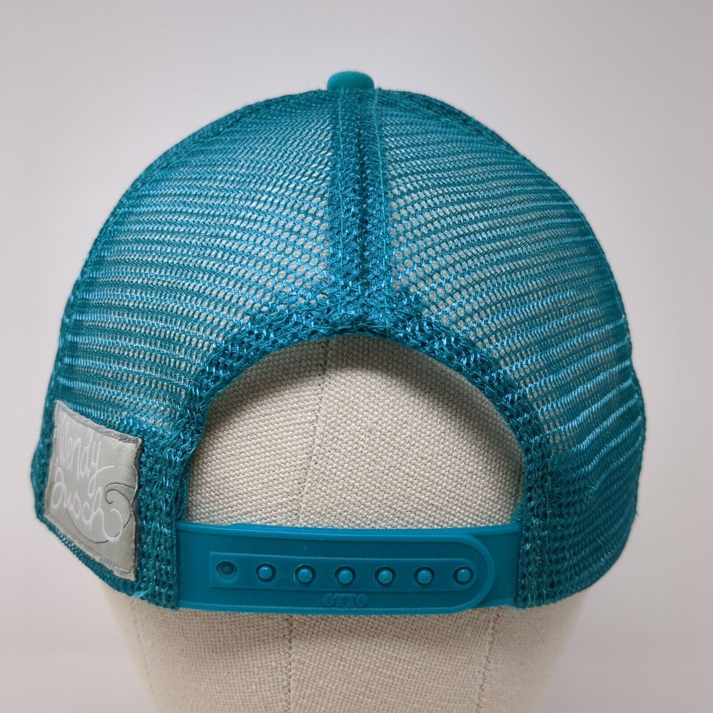 OES Wendy Busch Snapback Trucker Hat Multicolor One Size Adjustable Mesh Back