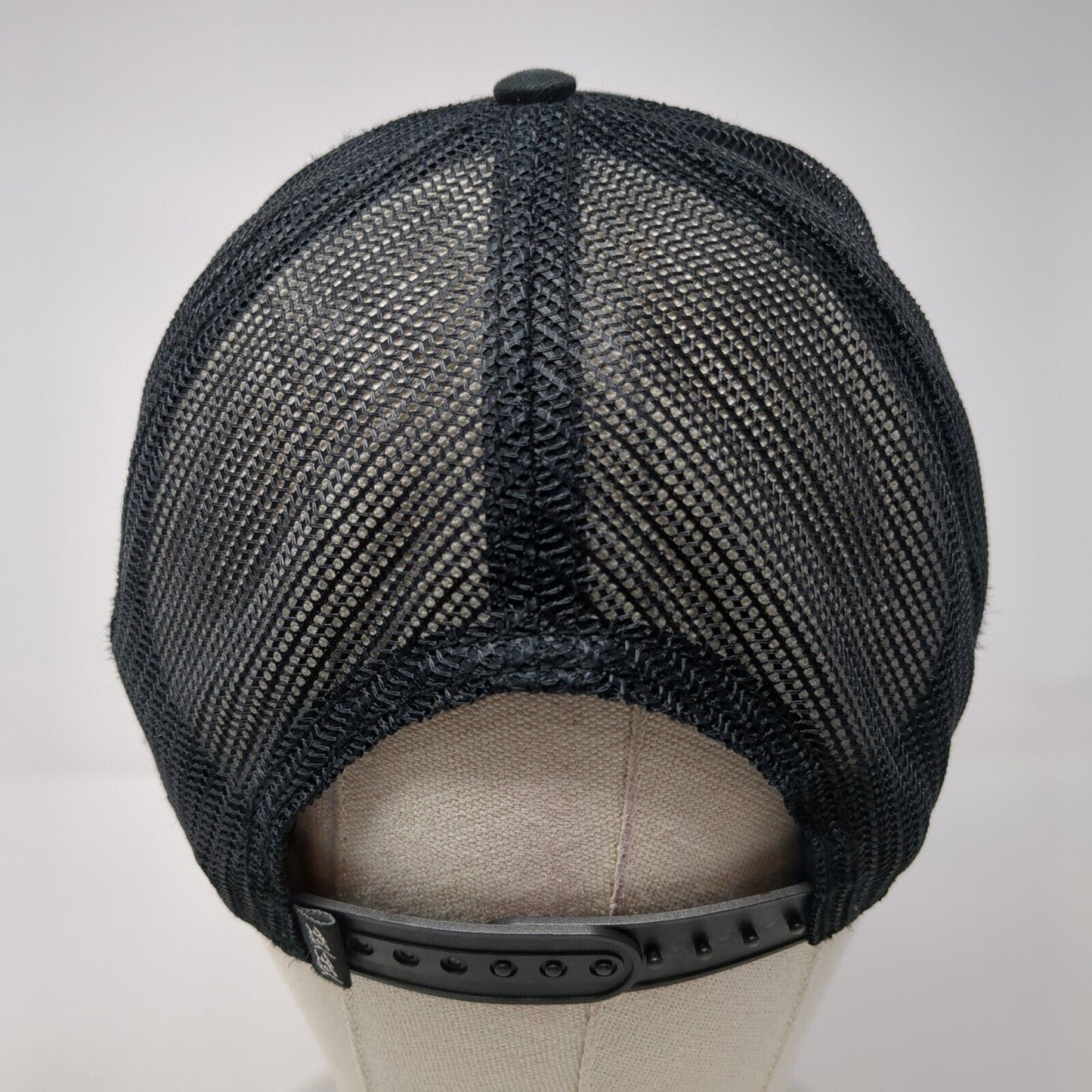 Yee Yee Snapback Trucker Hat Black One Size Adjustable Mesh Back 6 Panel