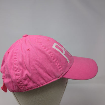 PINK Victoria's Secret Slideback Hat Pink One Size Adjustable 6 Panel Cotton