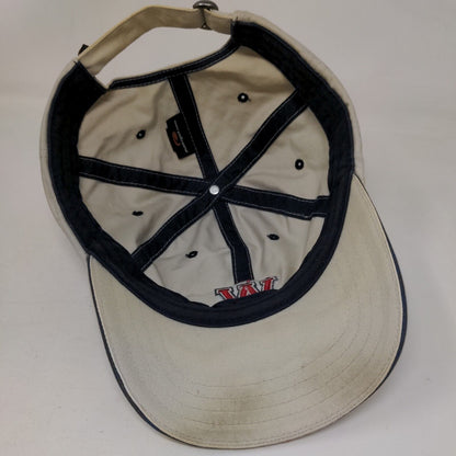 Letter W Slideback Hat Tan One Size Embroidered 6 Panel Pukka Golf