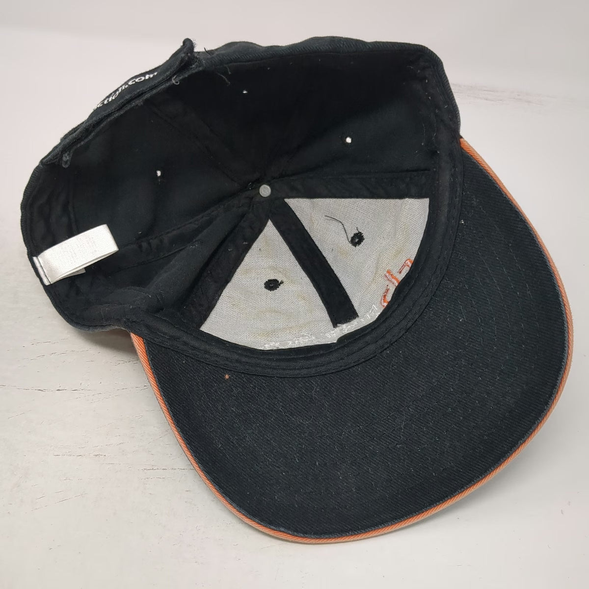 Ritchie Bros Auctioneers Hat Black One Size Baseball Cap Strapback Logo Orange