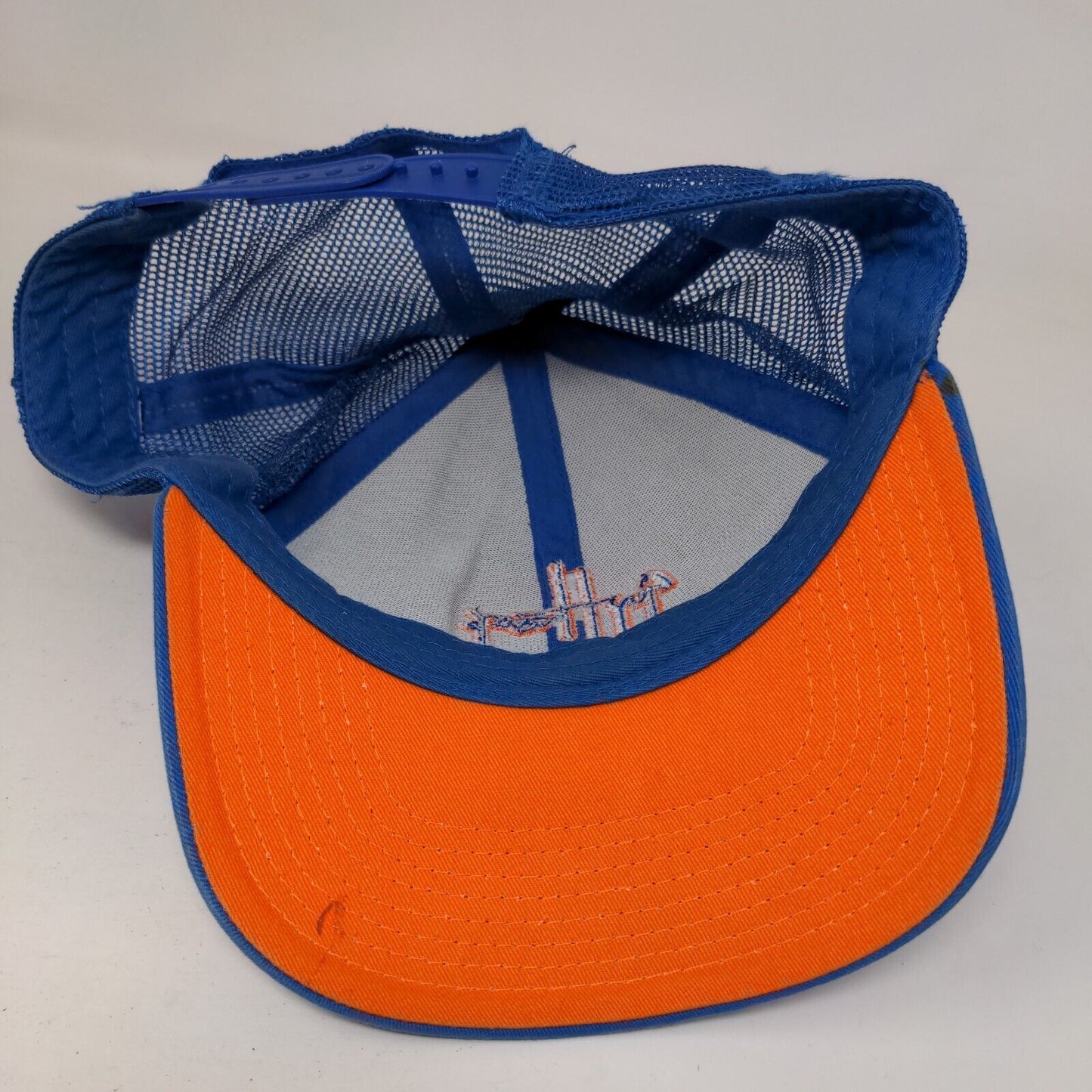 Guy Harvey Snapback Mesh Back Trucker Hat Blue One Size Embroidered