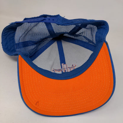 Guy Harvey Snapback Mesh Back Trucker Hat Blue One Size Embroidered