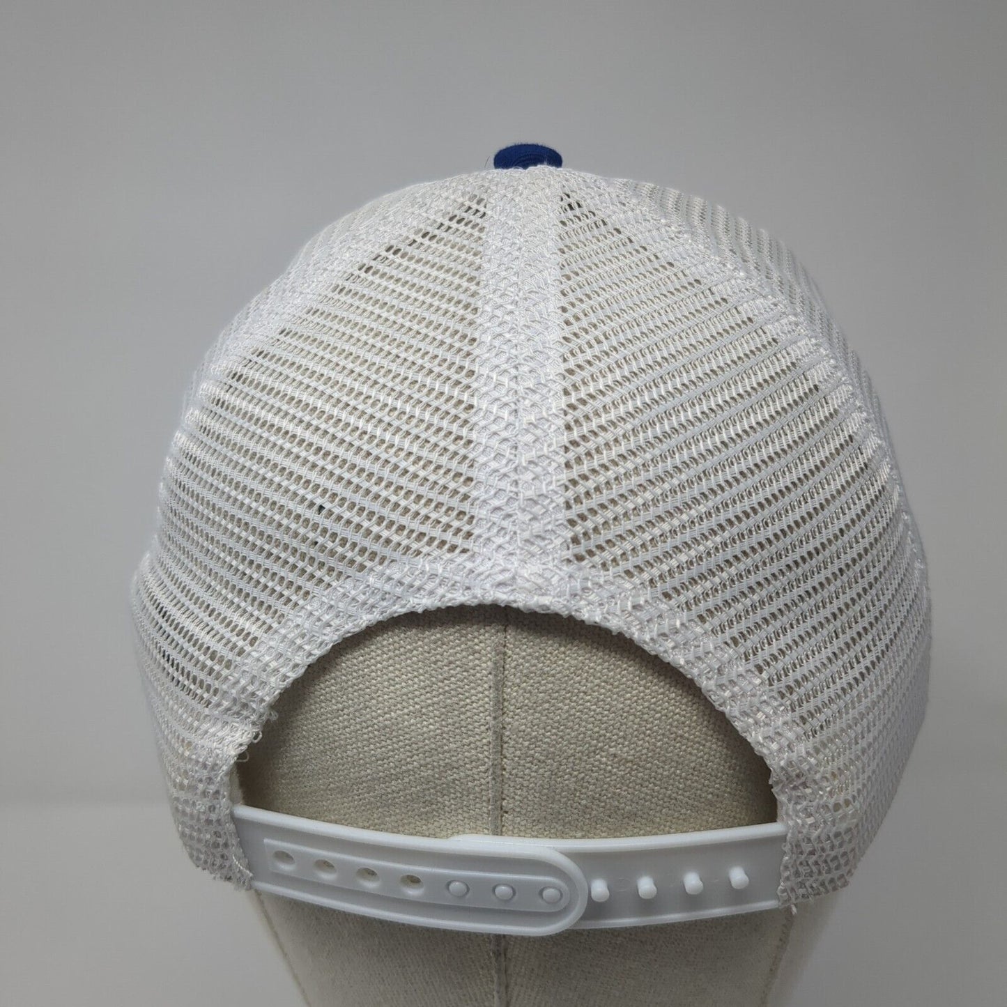 TMG Services Snapback Trucker Hat Blue OS Adjustable Mesh Back Cap America