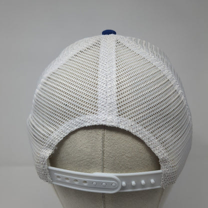 TMG Services Snapback Trucker Hat Blue OS Adjustable Mesh Back Cap America