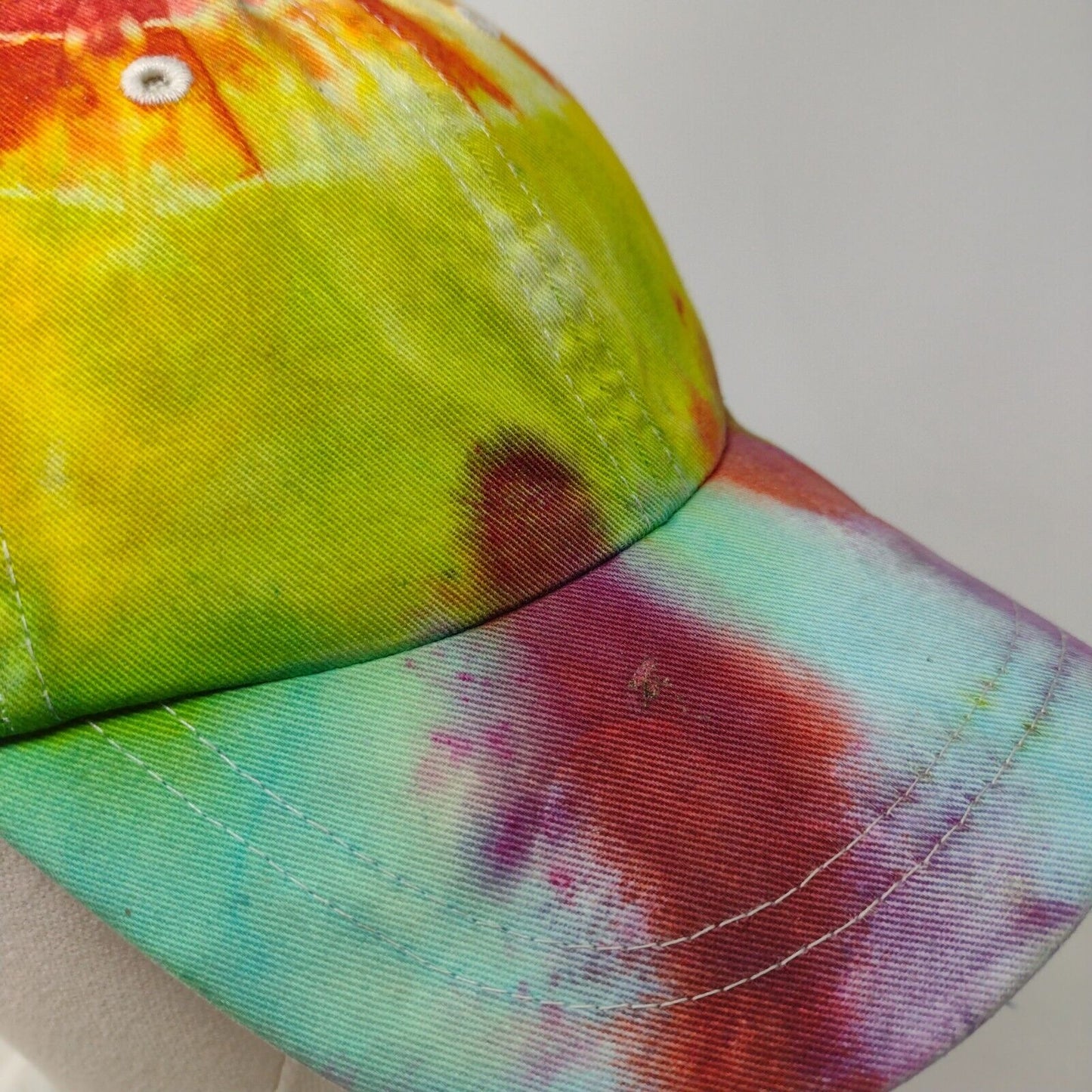 Rabbit Skins Toddler Strapback Hat Multicolor One Size Tie Dye 6 Panel Cotton