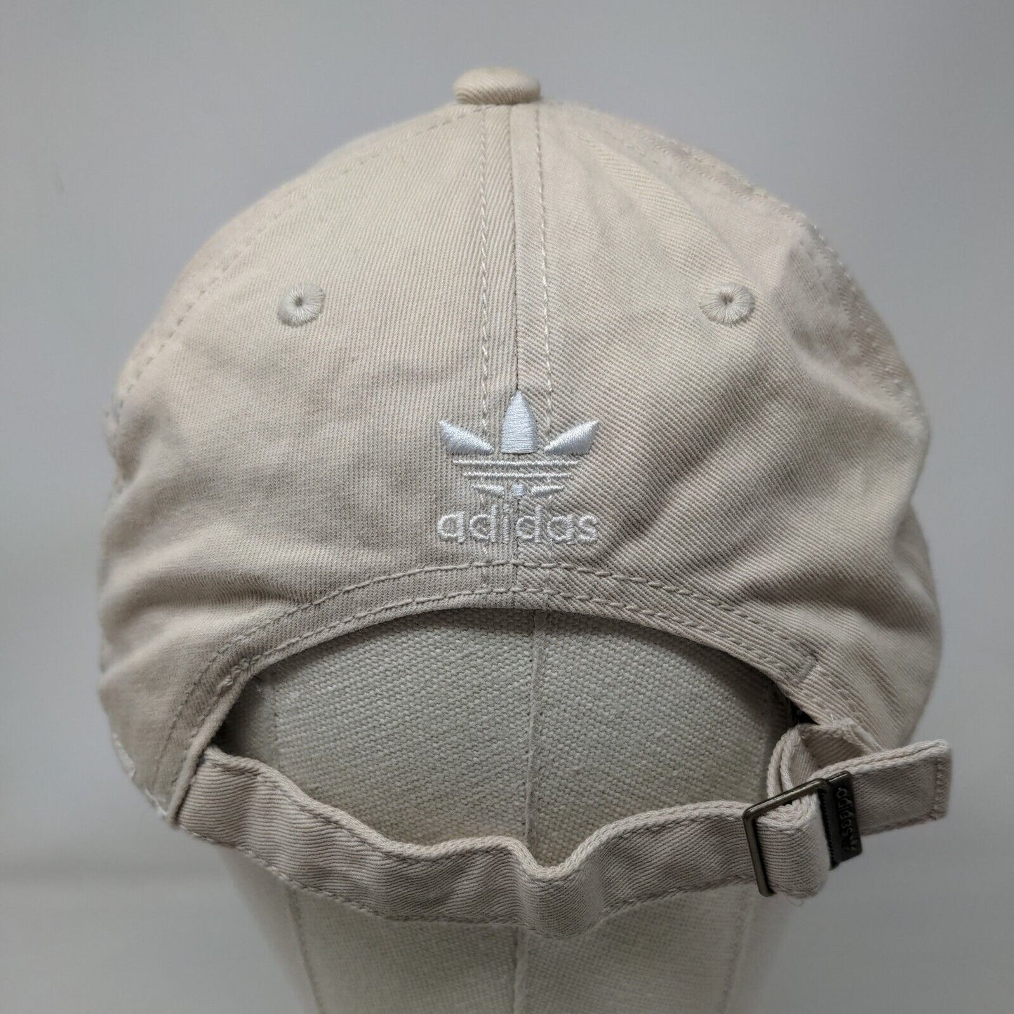 Adidas Women's Slideback Hat Tan OSFW Embroidered Logo Solid 6 Panel