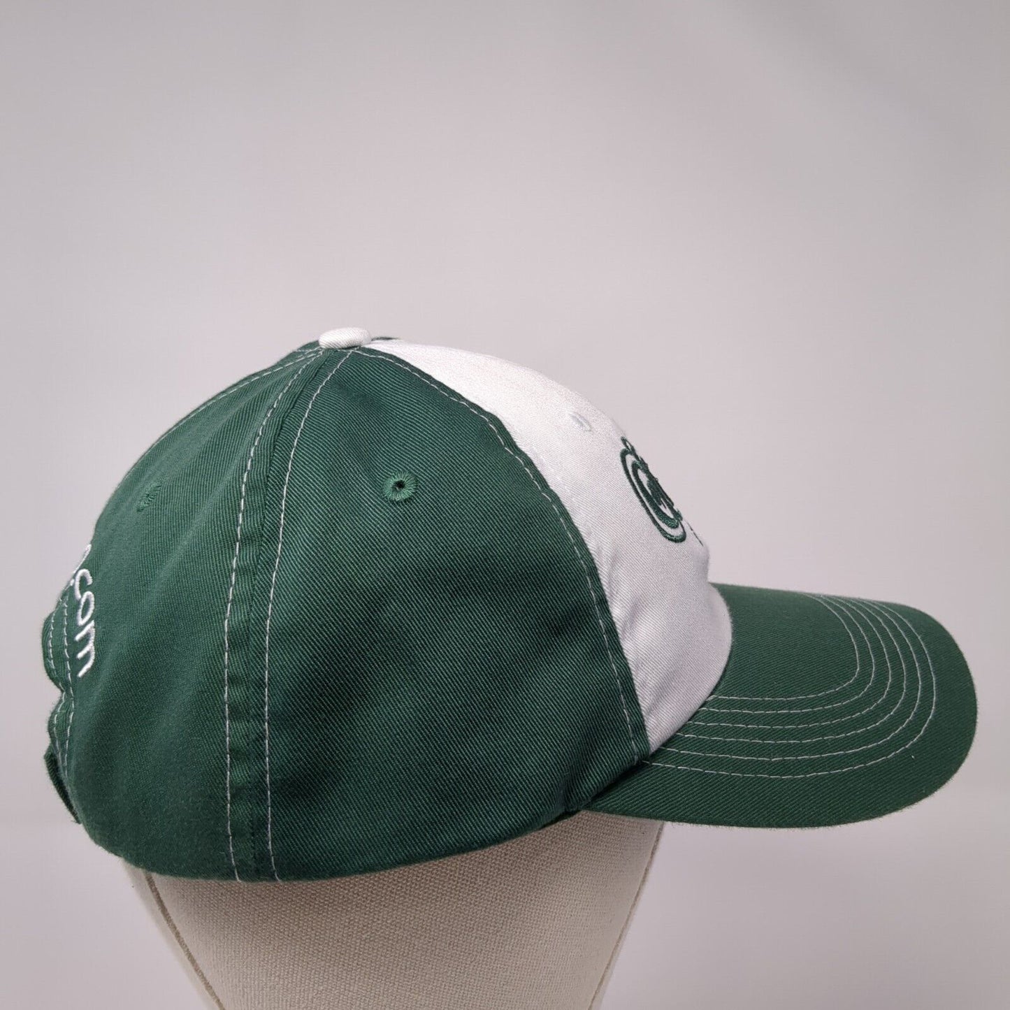 O'Reilly Auto Parts Strapback Hat Green One Size Colorblock Adjustable
