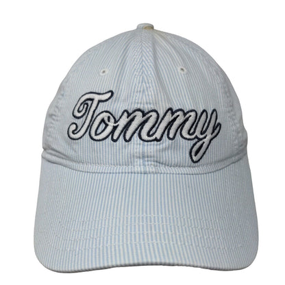Tommy Hilfiger Slideback Hat Multicolor One Size Embroidered Striped 6 Panel