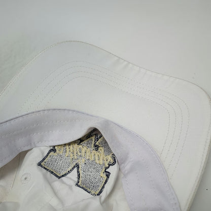 Port Authority Vikings White Baseball Cap One Size Strapback Polyester Mesh Hat