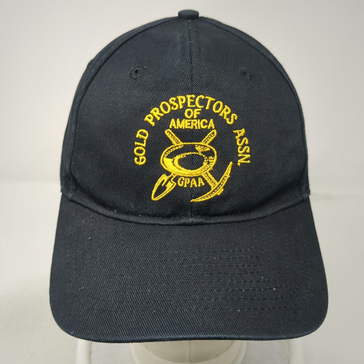 Gold Prospectors of America Assn GPAA Baseball Cap Black One Size Strapback Hat