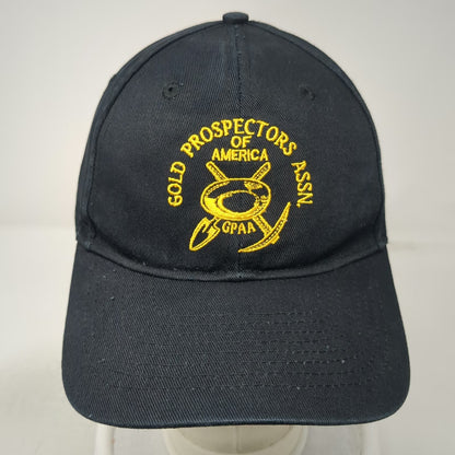 Gold Prospectors of America Assn GPAA Baseball Cap Black One Size Strapback Hat
