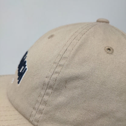 Palm Beach Slideback Hat Tan One Size Adjustable Embroidered E by Elidan