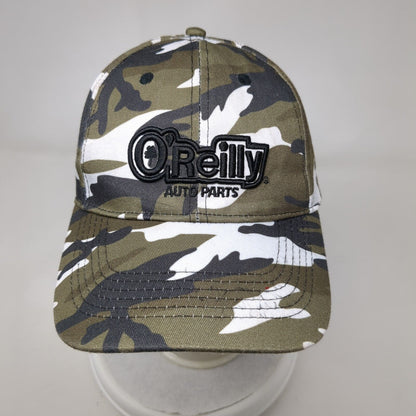 O'Reilly Auto Parts Strapback Hat Camouflage One Size Embroidered