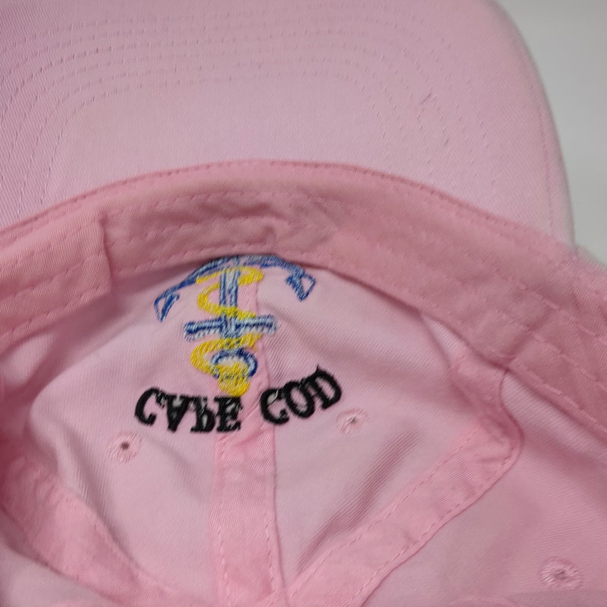 Beach Mania Army Cap Pink One Size Cape Cod Anchor Massachusetts Strapback Hat