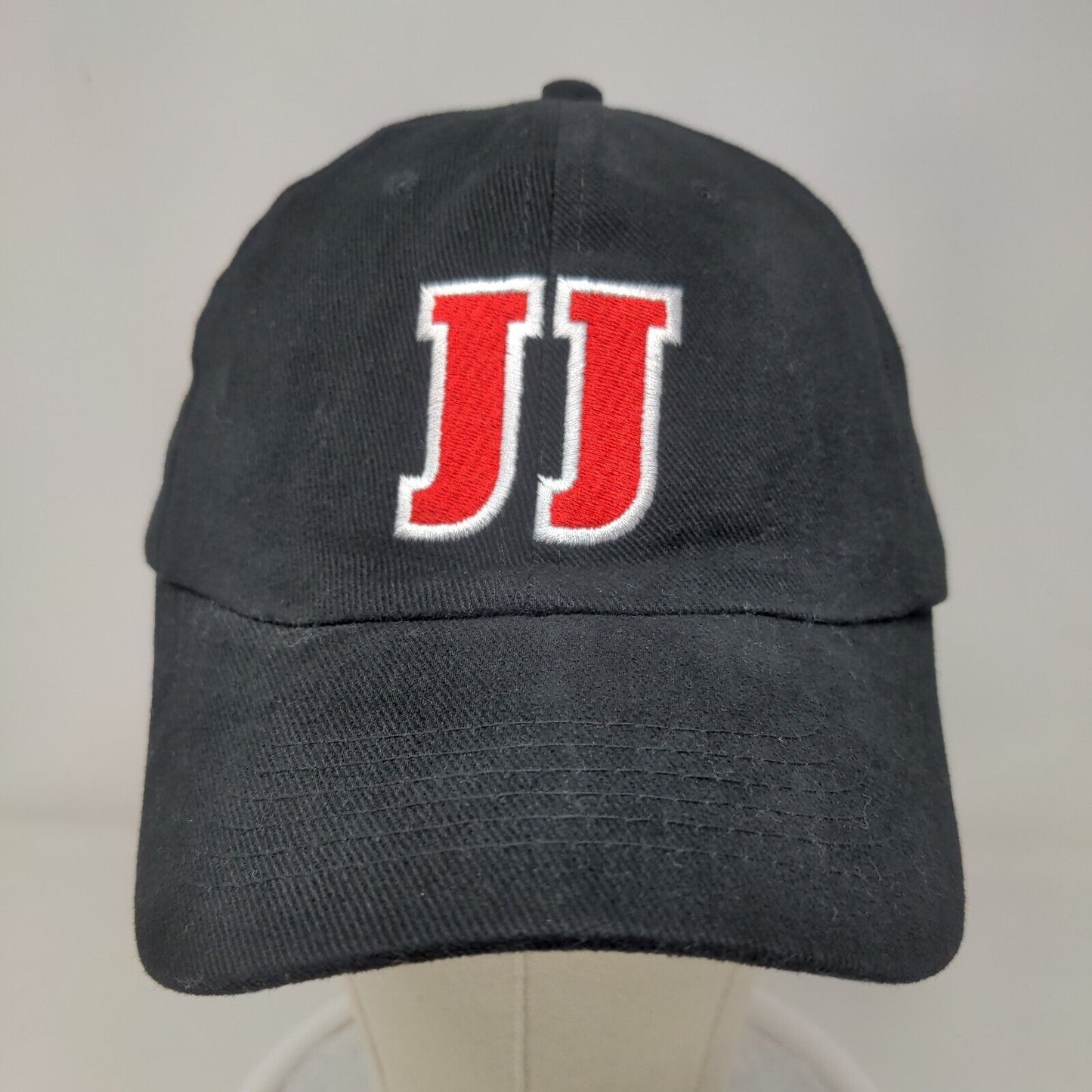 Jimmy John's Men's Slideback Hat Black Size OSFA Embroidered Logo Cotton