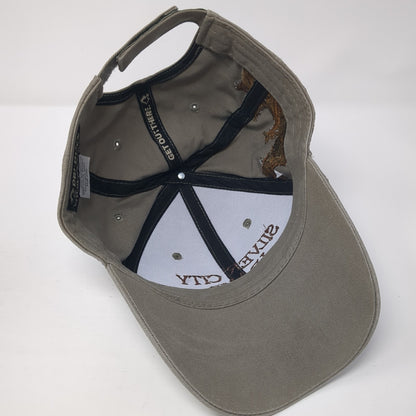 Silver City Idaho Baseball Cap Brown One Size Adjustable Embroidered Dri-Duck