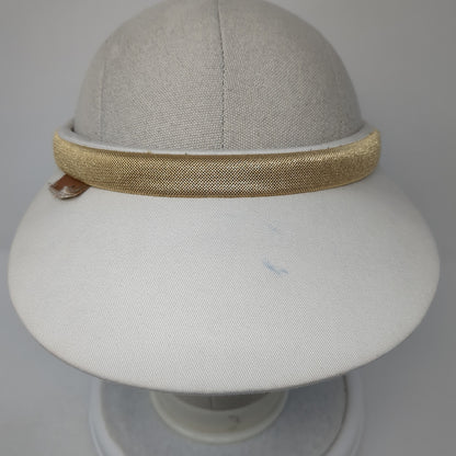 Liz Claiborne Sun Visor Hat White One Size Adjustable Lightweight Blank