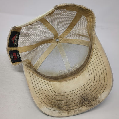 Pacific Headwear Trucker Hat Gray One Size Cactus Arrows Patch Mesh Back Hat