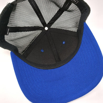 JMT Snapback 112 Trucker Hat Blue One Size Adjustable Mesh Back Richardson