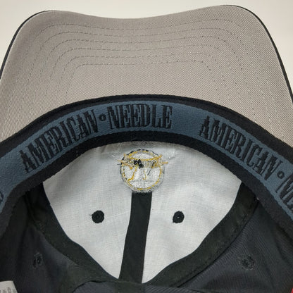 American Needle Naples Vineyards Baseball Cap Black One Size Adjustable Hat