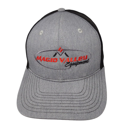 Magic Valley Equipment Snapback Trucker Hat Gray OSFA Mesh Back