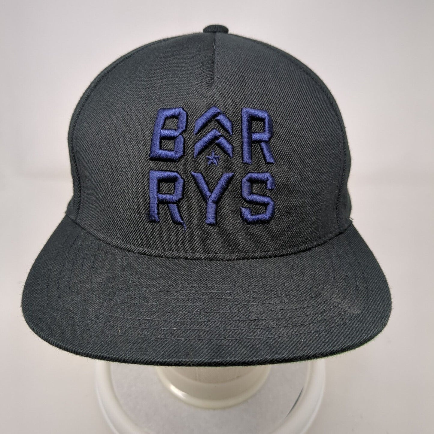 Barys Snapback Hat Black OSFA Adjustable Embroidered The Classics Yupoong