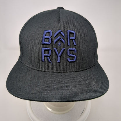 Barys Snapback Hat Black OSFA Adjustable Embroidered The Classics Yupoong