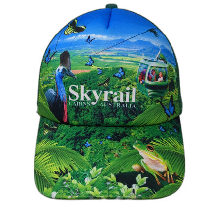 ASM Eclipse Trucker Hat Green One Size Rainforest Skyrail Cairns Australia