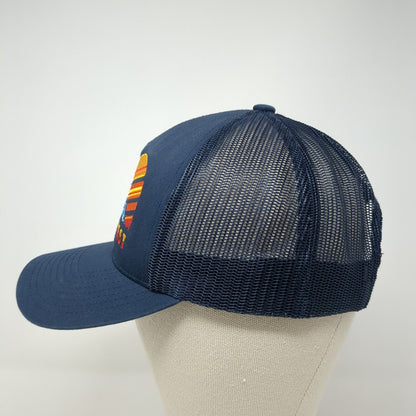 Northwest Snapback Trucker Hat Blue OS Adjustable Mesh Back Classics Yupoong