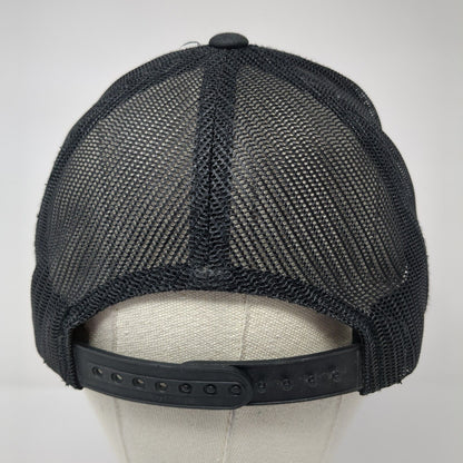 J.C.A. Underground Snapback Trucker Hat Black OS Adjustable Mesh Back Yupoong