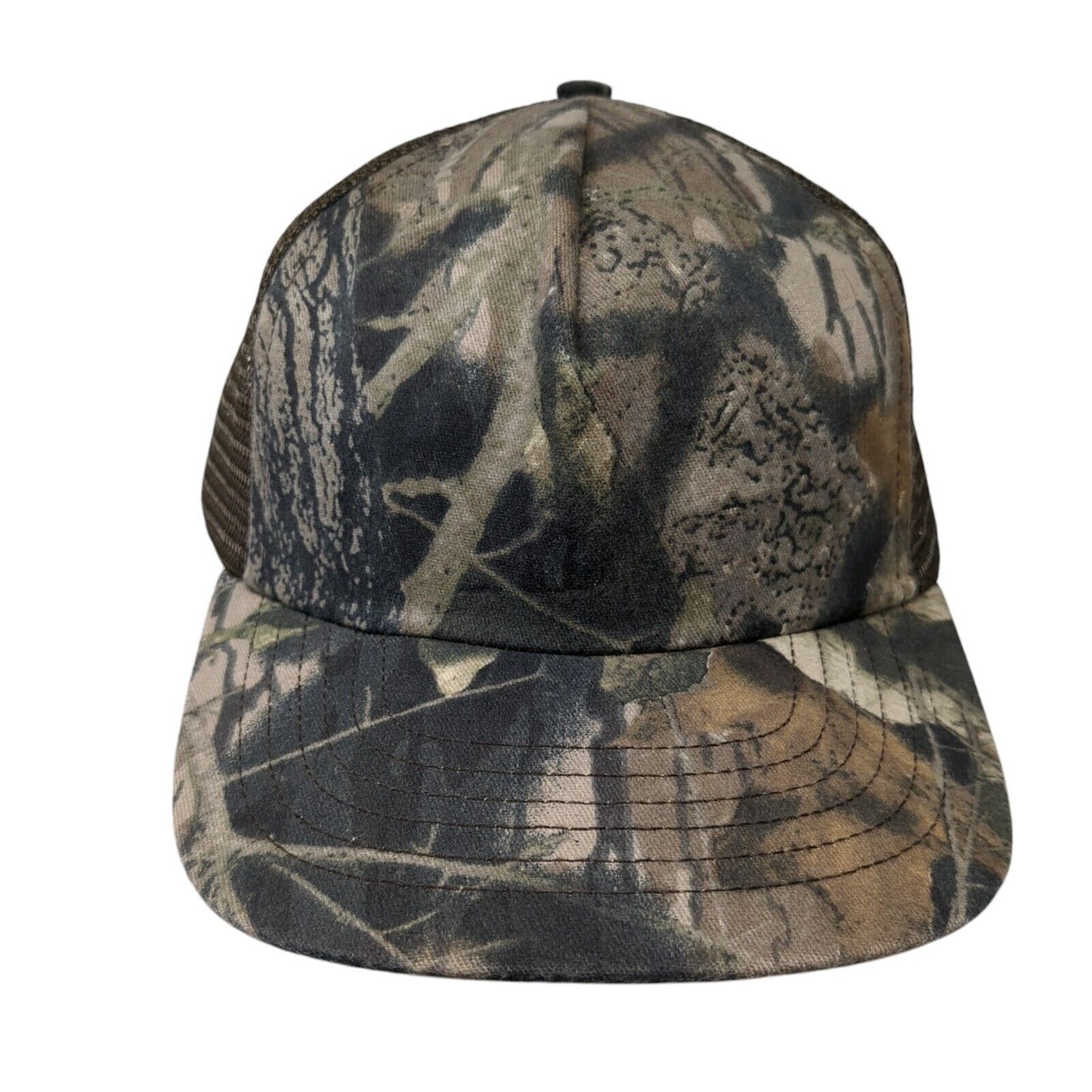 Whitewater Outdoors Snapback Trucker Hat Camo One Size Mesh Back