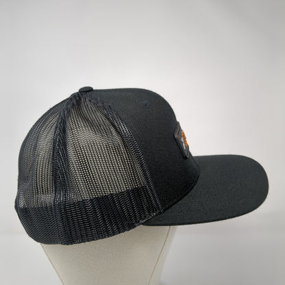 XOTHRM Snapback Trucker Hat Black One Size Adjustable Mesh Back Richardson