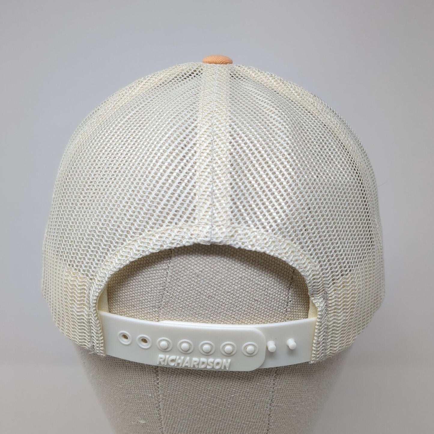 Idaho Snapback Trucker Hat Orange Small Adjustable Mesh Back Richardson