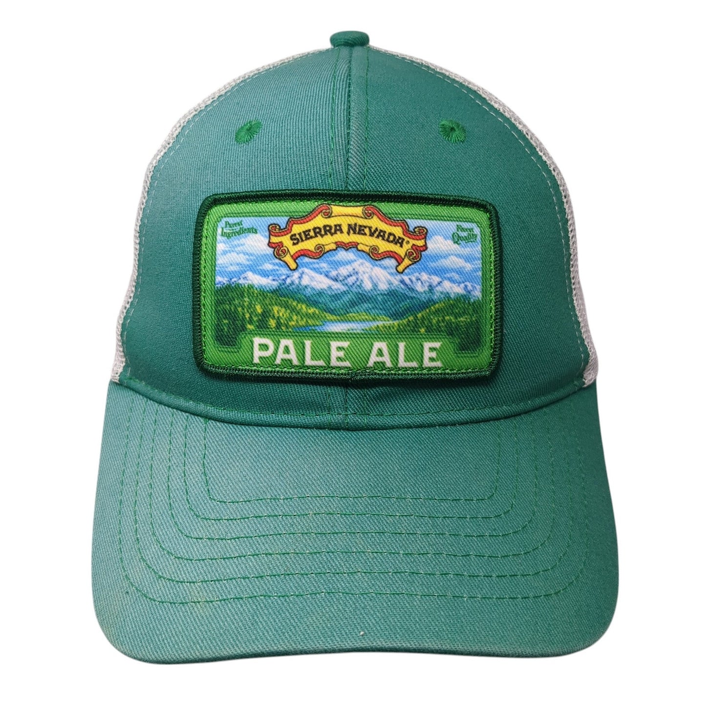 Sierra Nevada Pale Ale Snapback Trucker Hat Green One Size Mesh Back