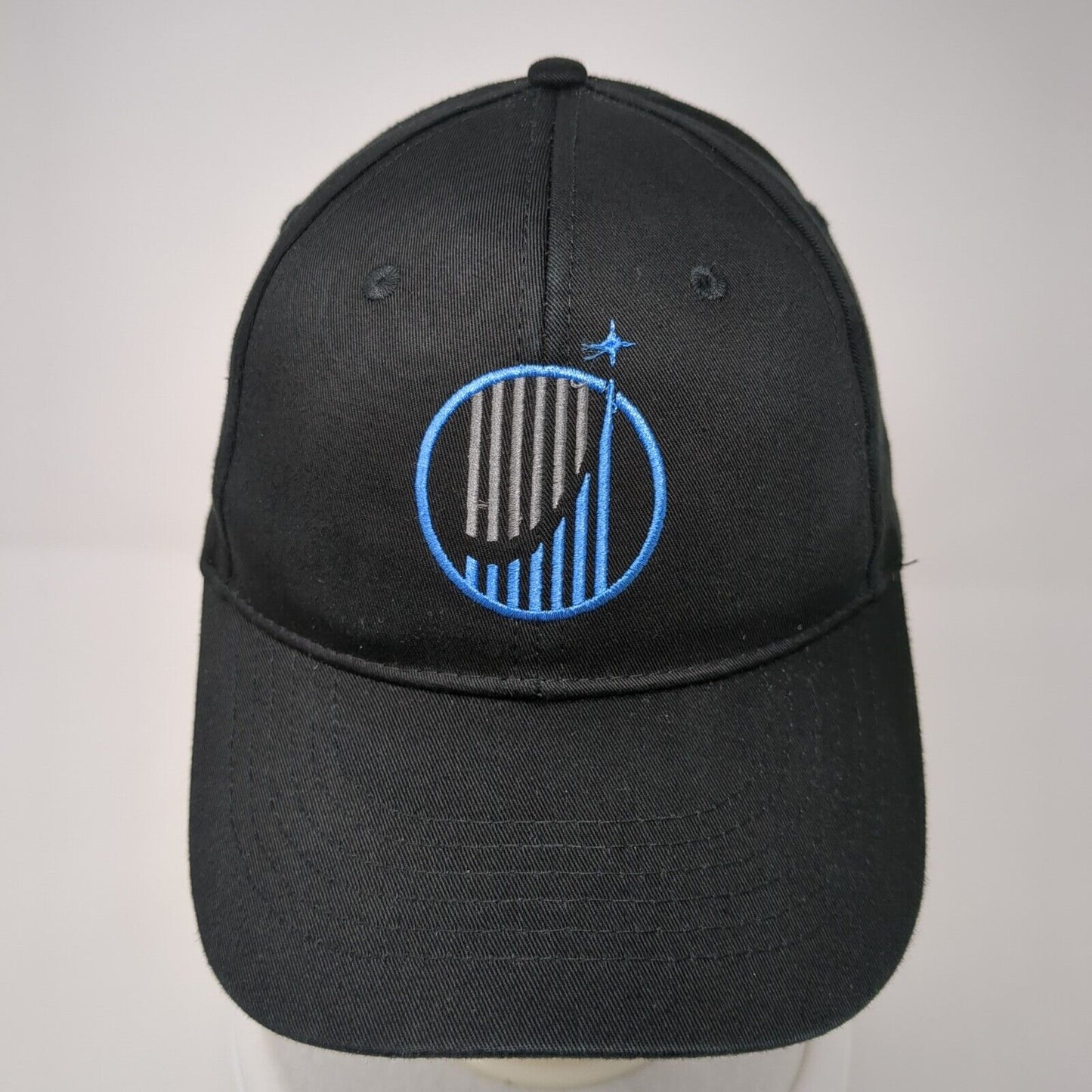 Life Surge Snapback Hat Black One Size Embroidered 6 Panel Adjustable