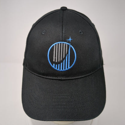 Life Surge Snapback Hat Black One Size Embroidered 6 Panel Adjustable