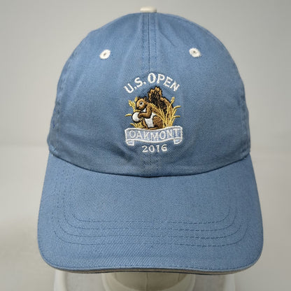 Ahead Baseball Cap Blue OSFM Oakmont 2016 US Open Golf Squirrel Hat Strapback