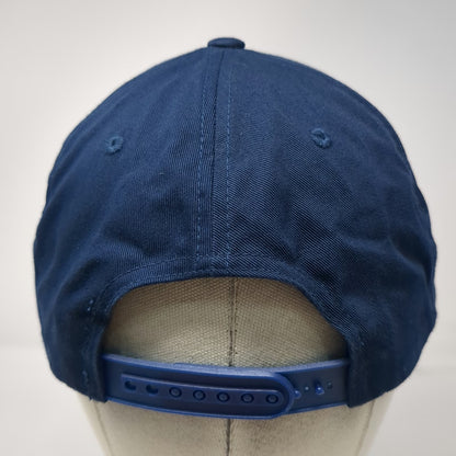 THT Headwear Snapback Blue One Size Playa Del Carmen Palm Tree Patch Cotton Hat