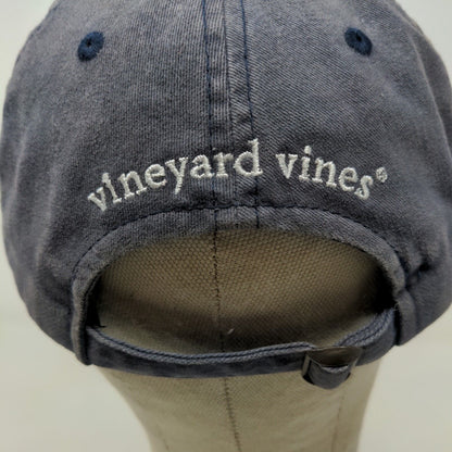 Vineyard Vines Shep & Ian Men's Slideback Hat Blue Embroidered Logo Whale