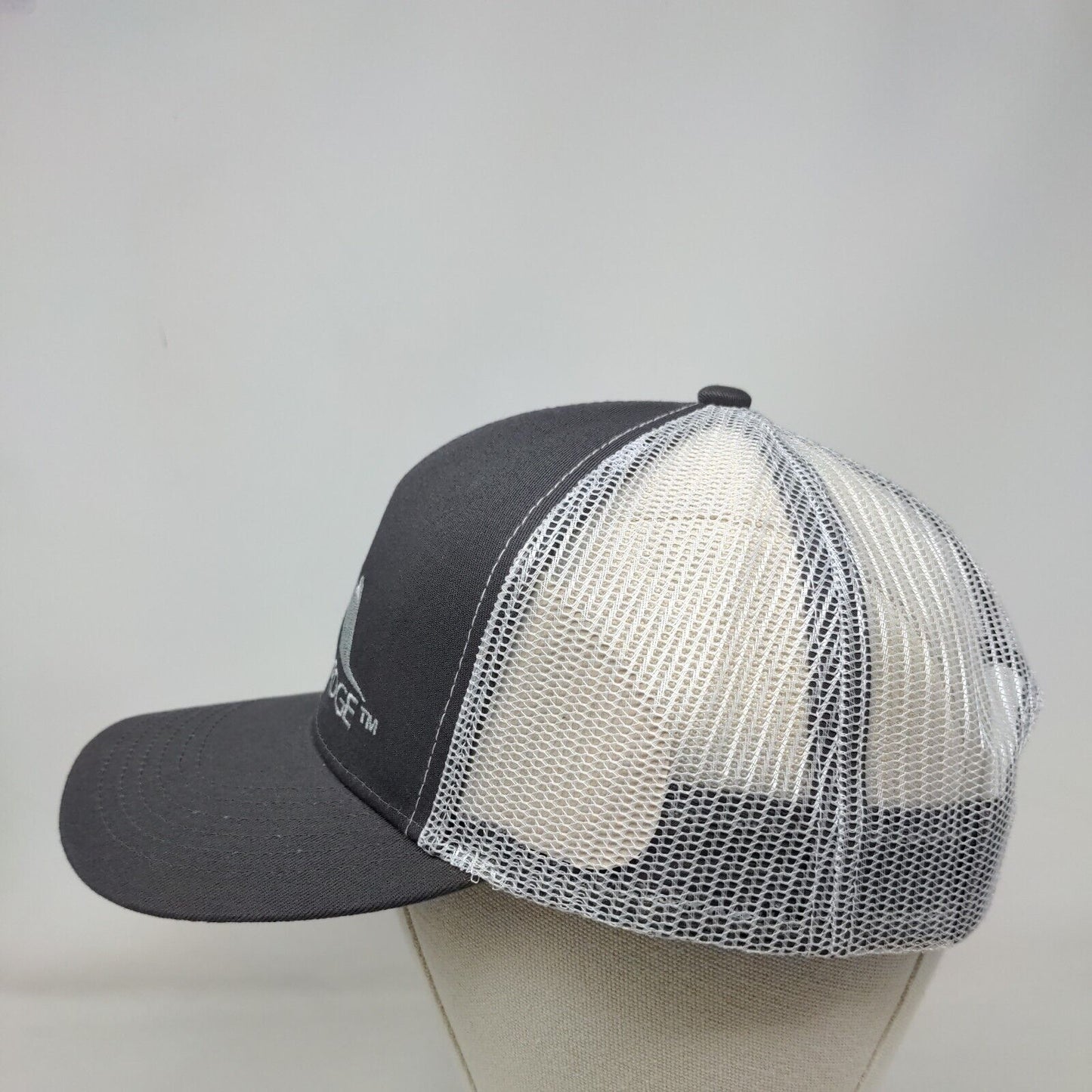 TCM Contractor's Edge Snapback Trucker Hat Gray OSFM Embroidered Mesh Back OC