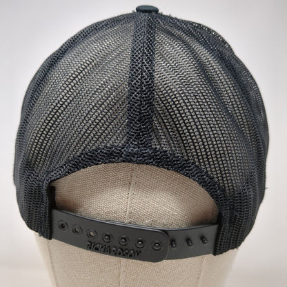 Bite Me Snapback Trucker Hat Black OSFA Adjustable Mesh Back Richardson