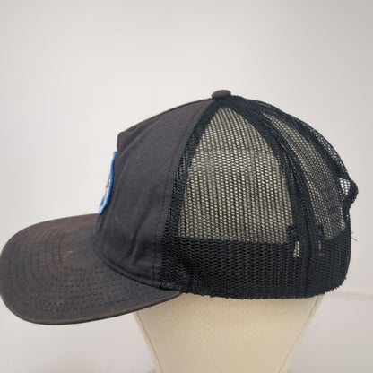 Quiksilver Trucker Hat Black One Size Stranger Things Netflix Shaka Patch Mesh