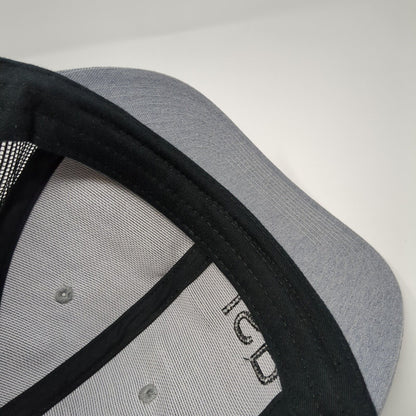 JSP Snapback Mesh Back Trucker Hat Gray One Size Port Authority 6 Panel